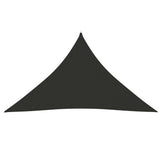 Vidaxl Sunshade Triangular 5x5x6 M Oxford Stoffanthrazit -gelöscht