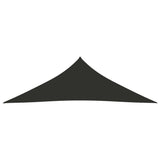 Vidaxl Sunshade Triangular 5x5x6 M Oxford Stoffanthrazit -gelöscht