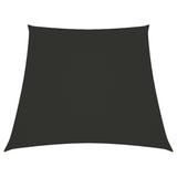 Vidaxl Zonnezeil Trapez 3 5x4 M Oxford Stoffanthrazit -gelöscht