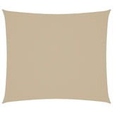 VIDAXL Sunshade Rechteck 2x2,5 M Oxford Stoff Beige