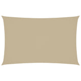 VIDAXL Sunshade Rechteck 2x5 M Oxford Stoff Beige