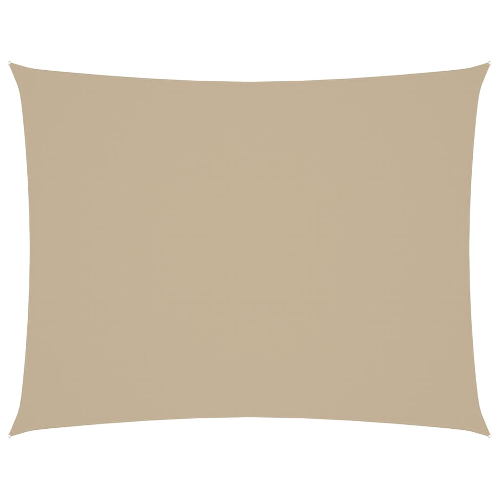 Vidaxl Sonnenschatten rechteckig 2,5 x 3,5 M Oxford Stoff Beige