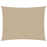 VIDAXL Sunshade Rechteck 2,5 x 4 M Oxford Stoff Beige
