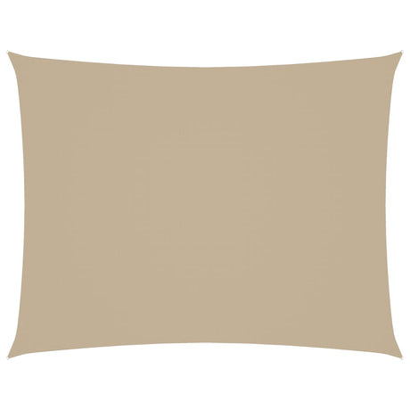 VIDAXL Sunshade Rechteck 2,5 x 4 M Oxford Stoff Beige