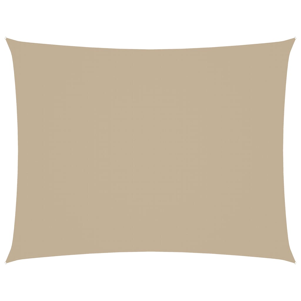 Vidaxl Sun Shade Rectangular 2.5x4 M in tessuto Oxford Beige