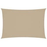 VIDAXL Sunshade Rechteck 2,5 x 4,5 M Oxford Stoff Beige