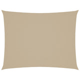 VIDAXL Sunshade Rechteck 3x4 M Oxford Stoff Beige
