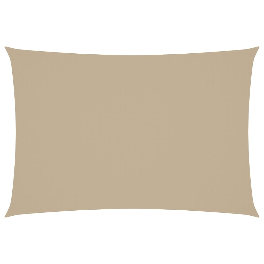 Vidaxl Sunshade Rectangular 3x5 M Oxford Fabric Beige