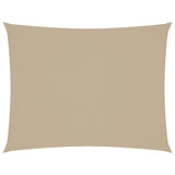 Vidaxl Sunshade rektangulær 3x6 m Oxford Stof beige