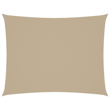 VIDAXL Sunshade Rechteckige 4x5 M Oxford Stoff Beige