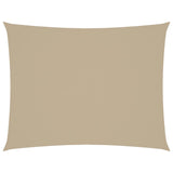 Vidaxl Sunshade rectangulaire 5x7 m oxford tissu beige