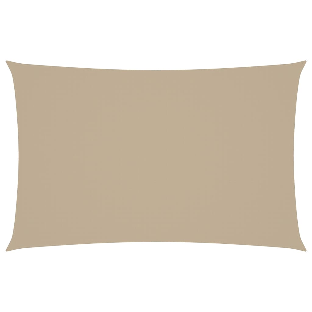 Vidaxl Sunshade Rectangular 5x8 M Oxford Fabric Beige