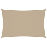 Vidaxx rechteckiger Sonnenschirm 5x8 m Oxford-Stoff beige