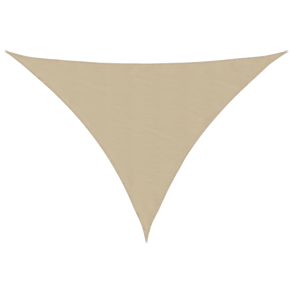 Vidaxl Sunshade Triangular 2,5x2,5x3,5 m Oxford stof beige