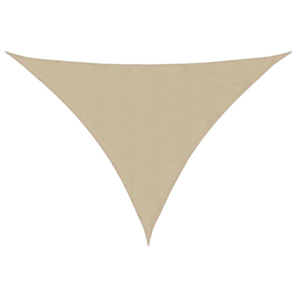 Vidaxl Sun Shade Triangular 3x4x5 M Tessuto Oxford Beige