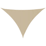 Vidaxl Sunshade Triangular 3x4x4 M Oxford Fabric Beige