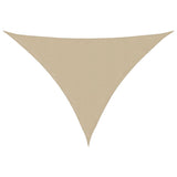 Vidaxl Sunshade Triangular 3.5x3.5x4.9 m Oxford fabric beige