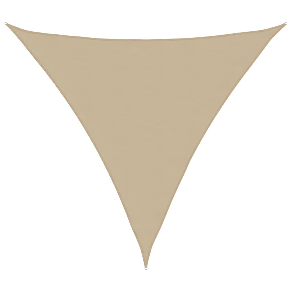 Vidaxl Sunshade Triangular 4x4x4 M Oxford fabric beige