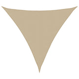 Vidaxl Sunshade Triangular 6x6x6 M Oxford Stof beige