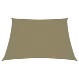 Vidaxl Zonnezeil Trapez 2 4x3 M Oxford Stoff Beige