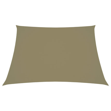 Vidaxl Zonnezeil Trapez 2 4x3 M Oxford Stoff Beige