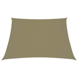 Trapecio Vidaxl Sunshade 3 4x3 m Oxford Fabric beige