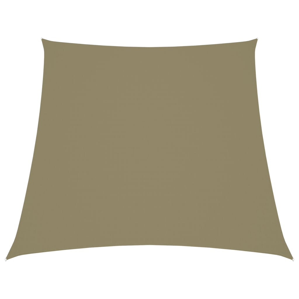 Vidaxl Sunshade Trapezium 4 5x4 M Oxford Fabric Beige