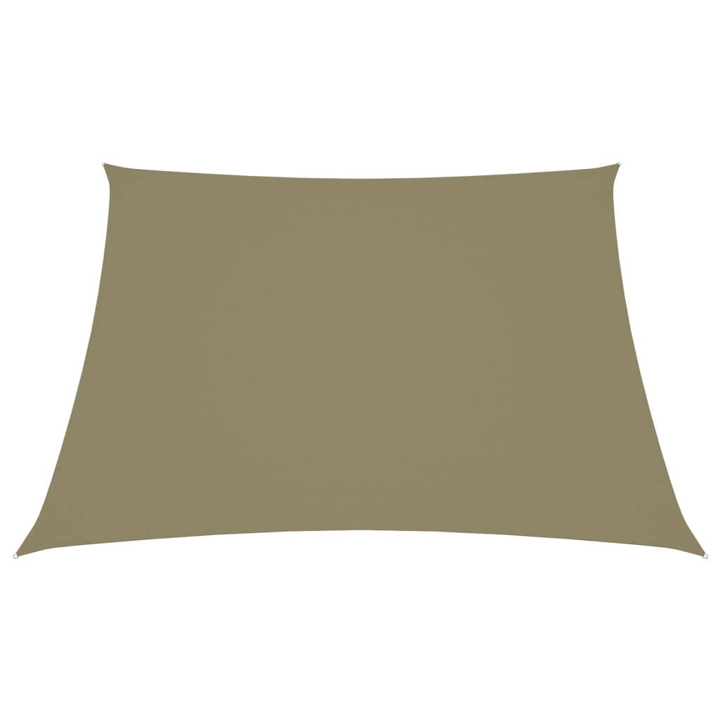 Trapecio Vidaxl Sunshade 4 5x4 m Oxford Fabric beige