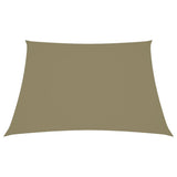 Trapecio Vidaxl Sunshade 4 5x4 m Oxford Fabric beige