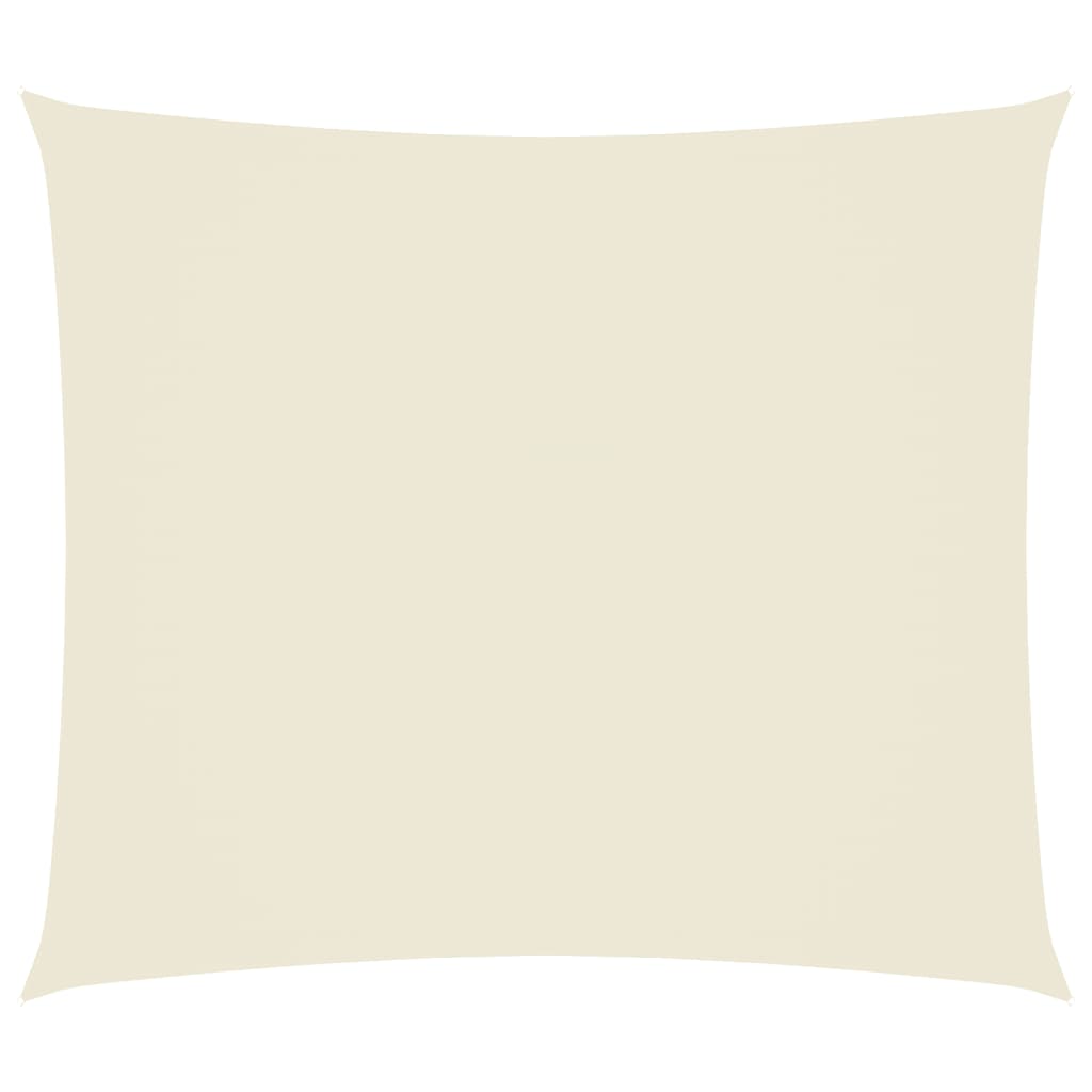 Vidaxl Sunshade Rectangular 2x2.5 M Oxford Fabric Cream