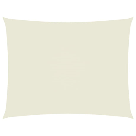 VIDAXL Sunshade Rechteck 2,5 x 4 M Oxford Stoff Crème -Colored