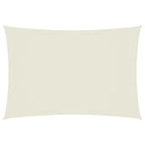 VIDAXL Sunshade Rechteck 2,5 x 4,5 M Oxford Stoff Crème -Colored