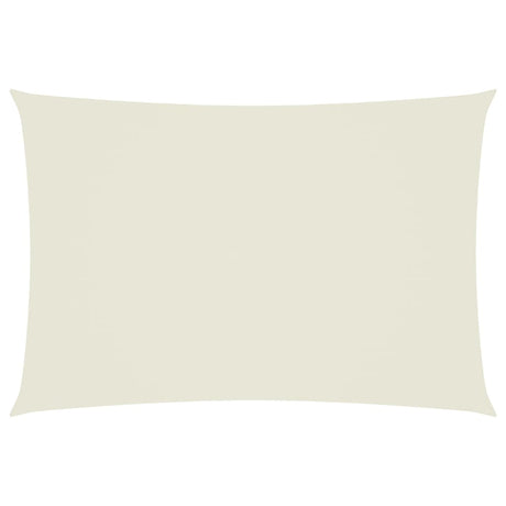 VIDAXL Sunshade Rechteck 2,5 x 4,5 M Oxford Stoff Crème -Colored