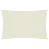Vidaxl Sonnenschatten rechteckig 2,5 x 5 M. Oxford Stoff Crème -Colored