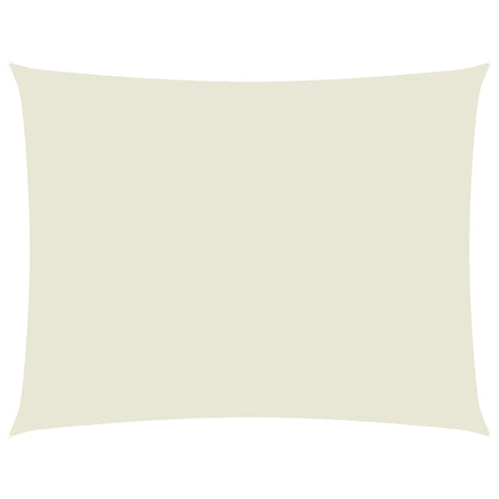 VIDAXL Sunshade Rechteck 3,5 x 4,5 M Oxford Stoff Crème -Colored