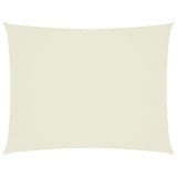 VIDAXL Sunshade Rechteck 3,5 x 5 M. Oxford Stoff Crème -Colored