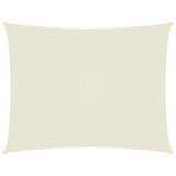 VIDAXL SUNSHAD RECHTANGULUR 4x5 M Oxford Stoff Crème -Colored