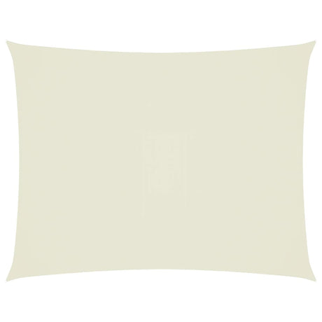 VIDAXL SUNSHAD RECHTANGULUR 4x5 M Oxford Stoff Crème -Colored