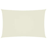 VIDAXL Sunshade Rechteck 5x8 M Oxford Stoff Crème -Colored
