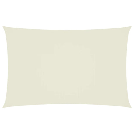 VIDAXL Sunshade Rechteck 5x8 M Oxford Stoff Crème -Colored