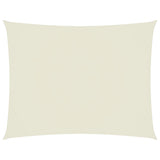 VIDAXL Sunshade Rechteckige 6x7 M Oxford Stoff Crème -Colored