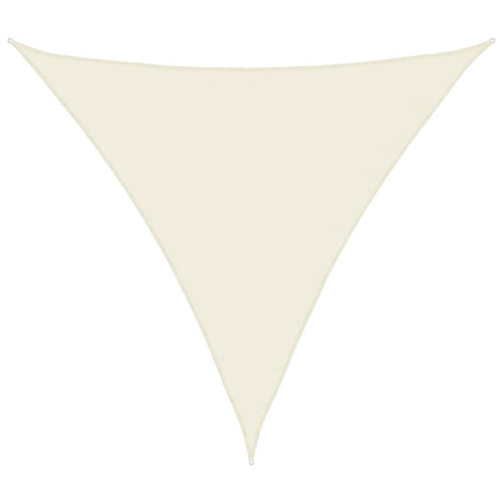 Vidaxl Sunshade Triangular 4x4x4 M Oxford Stoff Crème -Colored