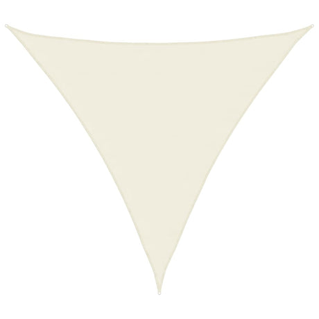 Vidaxl Sunshade Triangular 4,5x4,5x4,5 M Oxford Stoff Crème -Colored