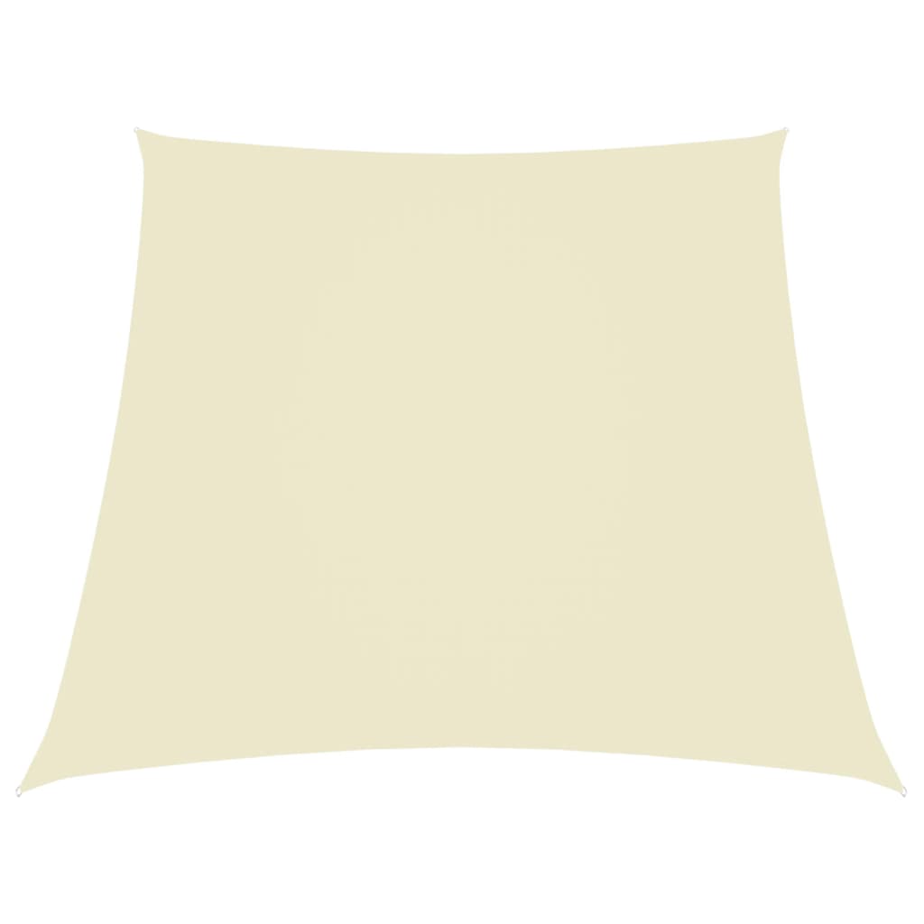 Vidaxl Sunshade Trapezium 3 4x3 M Oxford Fabric Cream -farget