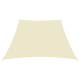 Vidaxl Sunshade Trapezium 3 4x3 M Oxford Fabric Cream -farget