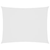 Vidaxl Sonnenschatten rechteckig 2,5 x 4 M Oxford Stoff weiß
