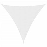 Vidaxl Sonnenschutz Dreieck 3,6x3,6x3,6 M Oxford Stoff weiß