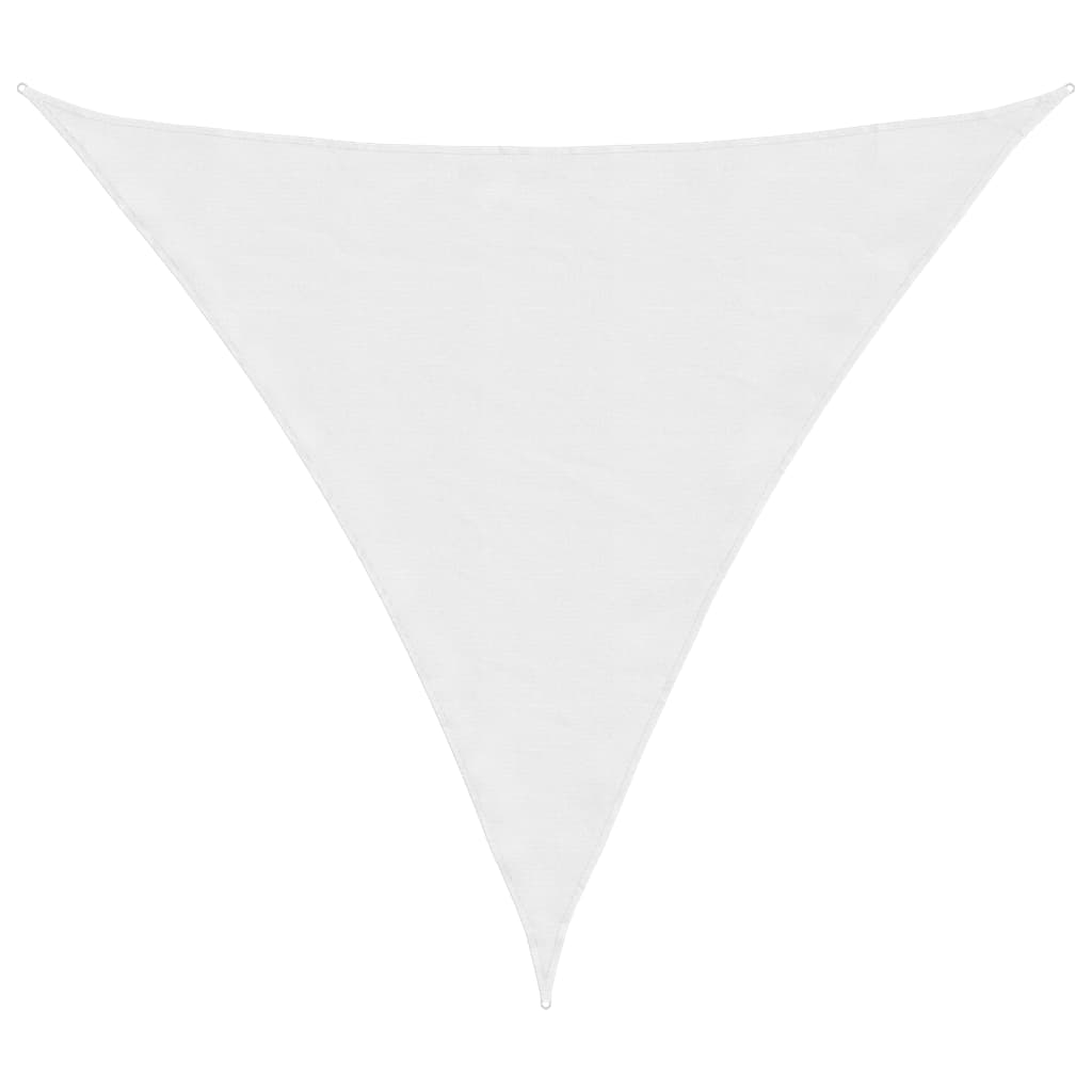 Vidaxl Sunshade Triangular 4x4x4 M Oxford Fabric White