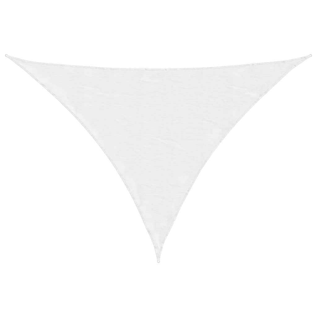 Vidaxl Sunshade Triangular 5x5x6 M Oxford Fabric White