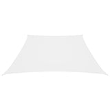 Vidaxl Zonnezeil Trapez 2 4x3 M Oxford Stoff weiß
